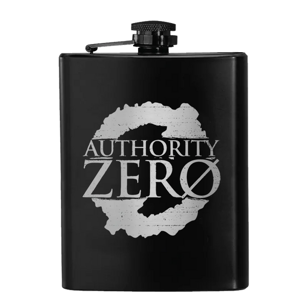 Authority Zero - Tipping Point Logo Flask