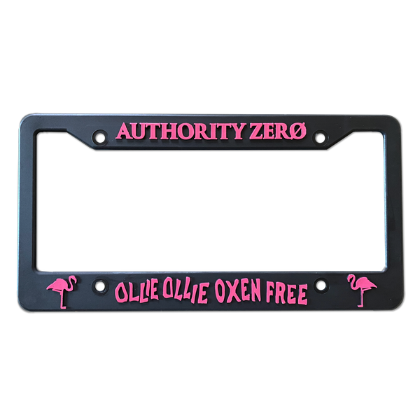 Authority Zero - Ollie Ollie Oxen Free License Plate Frame