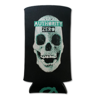 Authority Zero - Skull Collapsible 12 oz. Slim Foam Can Cooler (Slim Koozie)