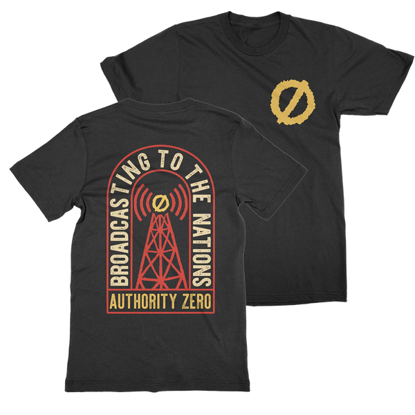 Authority Zero - Broadcasting To The Nations T-Shirt