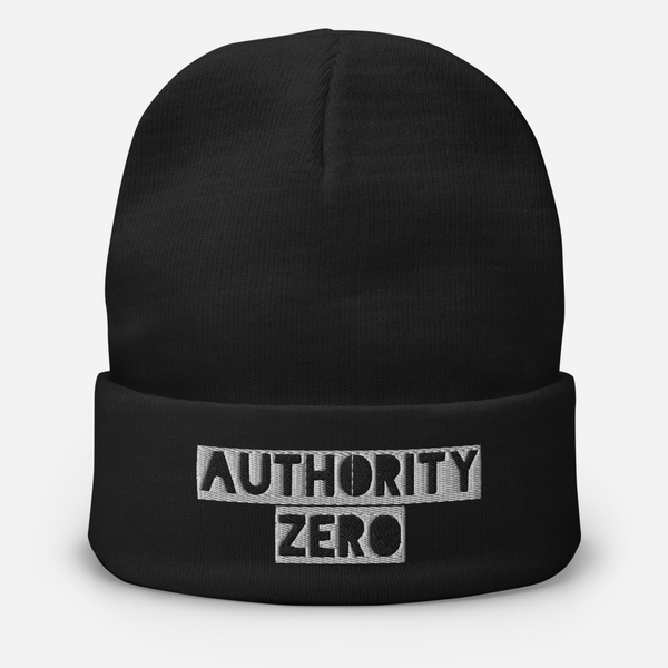 Authority Zero - 2022 Block Logo Embroidered Beanie