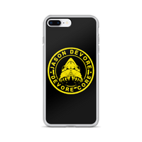Jason DeVore - Devore Core Yellow Shark Logo iPhone Case