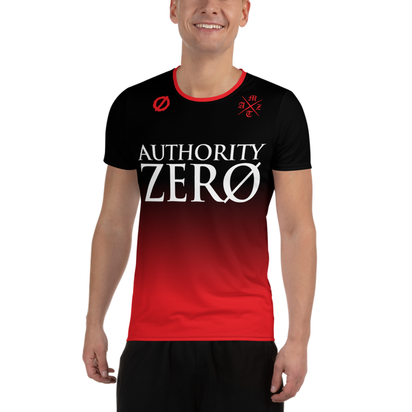 Authority Zero - Black/Red Soccer Jersey