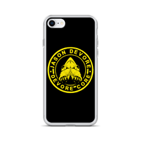 Jason DeVore - Devore Core Yellow Shark Logo iPhone Case