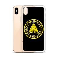 Jason DeVore - Devore Core Yellow Shark Logo iPhone Case