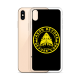 Jason DeVore - Devore Core Yellow Shark Logo iPhone Case