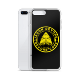 Jason DeVore - Devore Core Yellow Shark Logo iPhone Case